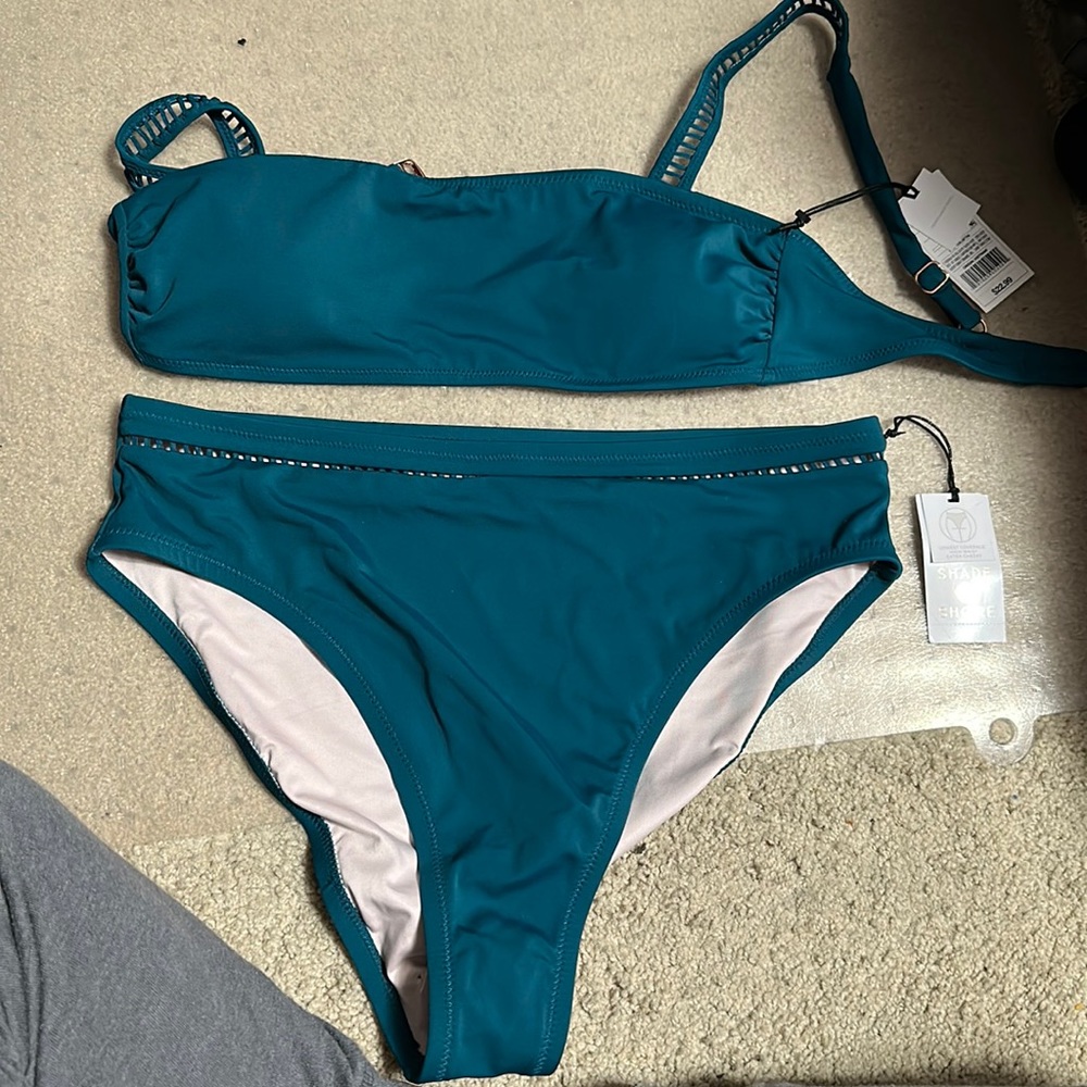 Shade & Shore Teal swim suit